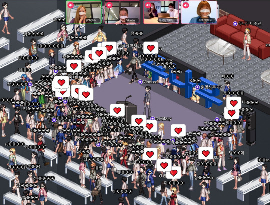 블록체인 및 핀테크 전문기업 두나무는 한국장학재간과 함께 개최한 '2022년 제13기 사회리더 대학생 멘토링 기업탐방'을 성황리에 마무리했다고 20일 밝혔다. 메타버스 플랫폼 '세컨블록'에서 대학생들이 두나무 기업탐방에 참여하고 있다. <두나무 제공>